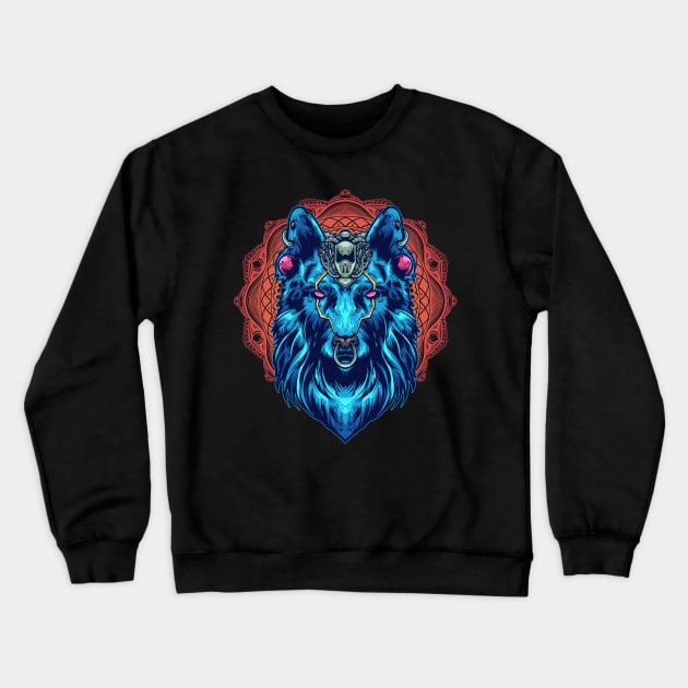 Bio Wolf Crewneck Sweatshirt by Austin Plug & Tunnel Co. 